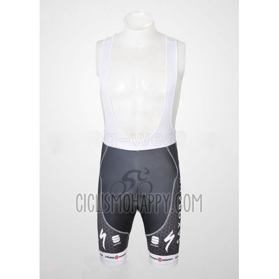 Saxobank Lider Cycling Jersey Bib Short 2010 Men Short Sleeve Yellow
